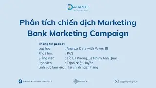 Power BI | Ph&acirc;n t&iacute;ch chiến dịch Marketing (Học vi&ecirc;n Trịnh Nhật Huyền)