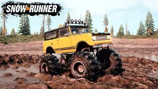 SnowRunner BMK Scout S800 Bigfoot Mud Park Challenge