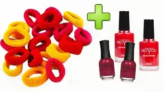 Amazing decorating ideas with hair rubber bands | DIY Home Decor
