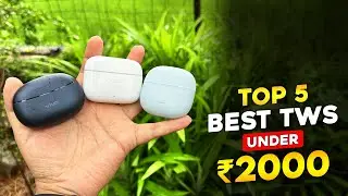Top 5 BEST TWS Earbuds Under ₹2000 in 2025 (ANC, Gaming & Bass) 🎧 TWS Under ₹2000⚡