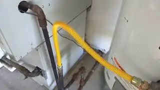 Gas line vibration due to air handler