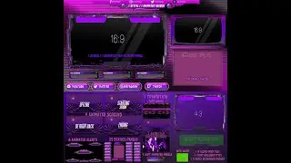 FULL STREAM PACKAGE - Pink/Purple - [animated]
