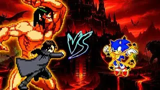 EREN S4 V4 OP (ALL FORM) VS SONIC CHAOS V3 RN OP (ALL FORM) in Mugen