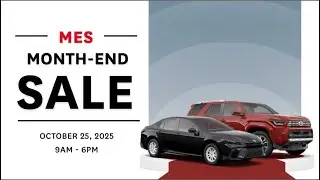 Big Savings on Toyota - Month-End Sale Tomorrow! 🚗💰 #CrownToyota #CarDeals