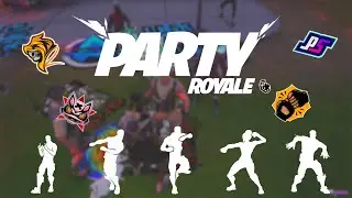 Running into a viewer then Emote and Emoji battle him in Party royale | Fortnite