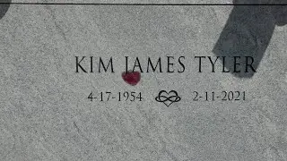 Actor Kim James Tyler Grave Hollywood Forever Los Angeles California USA September 15, 2025