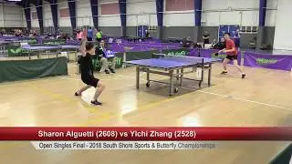 Sharon Alguetti (2608) vs Yichi Zhang (2528) - Open Singles Final