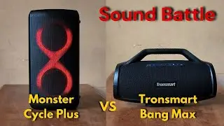 Tronsmart Bang Max vs Monster Cycle Plus Portable Bluetooth Speaker Sound Comparison