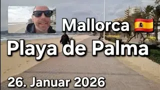 🌴Playa de Palma Kompakt - 🥳Tag & Nacht am Ballermann |&hearts;️Mallorca VLOG 26. Januar 2026