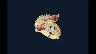 Vẽ nhẫn nữ chuẩn mẫu - matrix (Drawing a standard women's ring design)