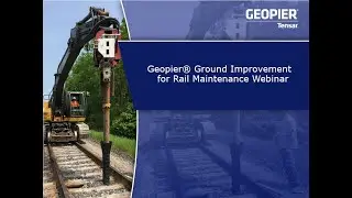 Webinar: Geopier&reg; Ground Improvement for Rail Maintenance