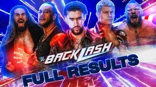 WWE Backlash 2023 Full and Official MatchCard and Result HD