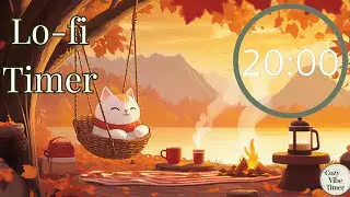 20 Minute Cozy Timer | Lo-fi Autumn Vibes 🍂