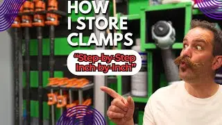 How To Store Clamps | Clamp Storage Rack | How I Store Clamps.