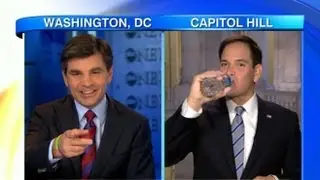 Marco Rubio Water Bottle Moment at State of the Union Resurfaces in 'GMA' Interview