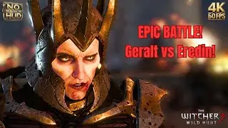 The Witcher 3 (2025) : Epic No HUD Boss Fight - Geralt vs Eredin