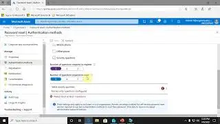 Demo Azure Selfservice password reset