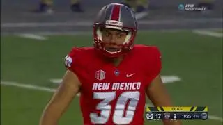 NCAAF 2017 Utah State at New Mexico 4th Quarter