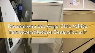 Recensione del Argo Chic White Termoventilatore Ceramico a Parete, Con Timer Settimanale, Bianco