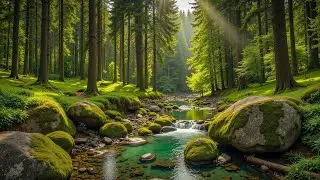 Restore Your Nervous System 🌿 Bird Sounds Forest & Relaxing Music for Stress Relief & Deep Sleep