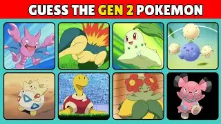 Gen 2 Pokemon Challenge from Easy to Hard | Pokemon Quiz