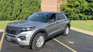 AVP Outfitting Unmarked Ford Explorer Police Admin Responder Federal Signal and SoundOff Signal