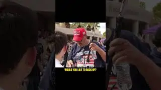 Angry Trump Supporter Threatened Me 😳