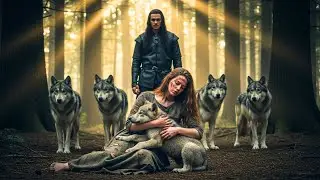Sie nutzte ihre letzte Kraft, um ein Wolfsjunges zu retten – der Alpha-König fand sie