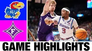 #1 Kansas vs Furman Highlights | NCAA Men's Basketball | 2024 College Basketball