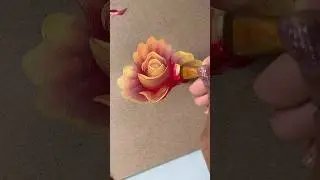 Painting/ brush technique #art #painting #flowerpainting #trending #flowers
