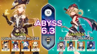 [NEW] C0 Columbina + C0 Navia & C4 Jahoda Electrocharged | Spiral Abyss 12 | 6.3 Genshin Impact