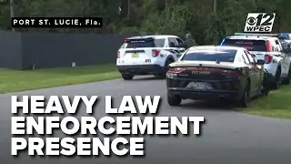Heavy law enforcement activity reported on Gatlin Boulevard in Port St. Lucie