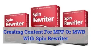 Using Spin Rewriter To Create Pages For Your Magic Page Plugin or Mass Website Builder Sites