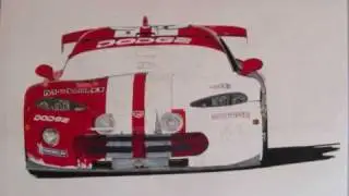 MA PASSION DU DESSIN OLIVIER BERETTA SUR DODGE VIPER DAYTONA 2000.wmv