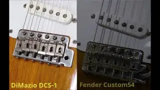 Fender Japan DiMazio DCS-1 VS Fender US Custom Shop Custom 54 Pickup 比較