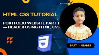 🧩 Portfolio Website from Scratch (Part 1) &mdash; Build the Header with HTML, CSS & JavaScript