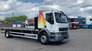 **FOR SALE** 2012 DAF LF55.220 Sleeper Cab, 18T, 4x2 Flatbed - Dixon Commercial Exports Ltd
