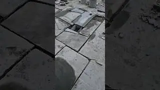 Pennsylvania blue flagstone installation fits like a puzzle. #work #construction #fun #stone #repair