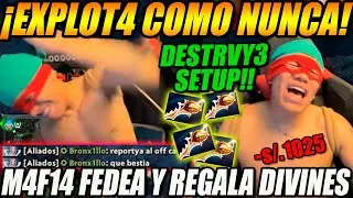 PIERDE PAPELES😱!! BUTI explot4 como nunca y destrvy3 SETUP| team le FEDEA y regala DIVINES x S/1025🤣