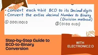 BCD to binary conversion &lrm;| number system conversion&nbsp;&nbsp; 