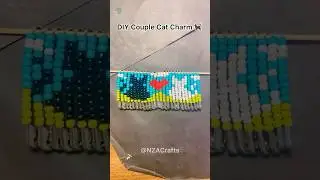 DIY Couple Cat Charm (703) ASMR Tutorial #diy #gift #viral #shorts #asmr #usashorts