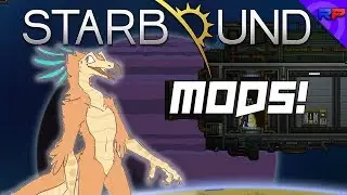 New Races and Furry Critters? | Starbound 1.4 Mods | Rebus Plays