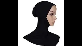 how to make ninja hijabi cap (cutting and stiching)