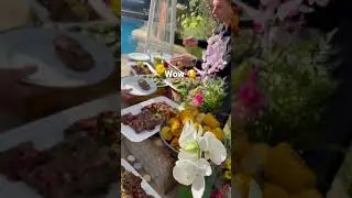 Cacao style beautiful Bbq birthday buffet  #50thbirthday #londonevents #kosherfood