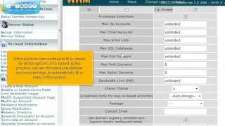 Web Host Manager (whm) - How to Create Hosting Packages