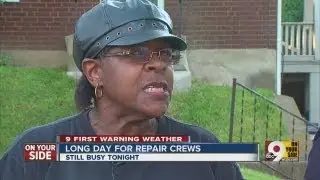 Long day of repairs for Duke Energy crews