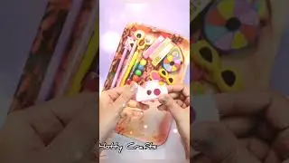 💕ASMR💕Filling platter with Stationery🤓😍#shorts