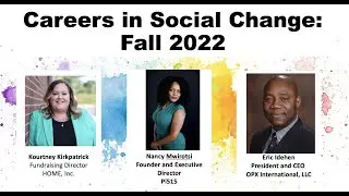 Careers for Social Change Panel Fall 2022