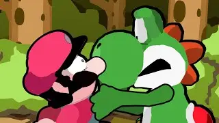 FNF Last course but ...yo wth why Yoshi here? | Mario madness v2 ( Pivot Animation )