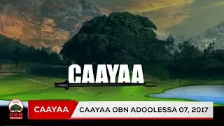 Caayaa OBN Adooleessa ,07, 2017